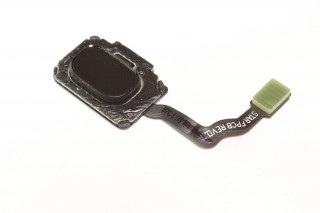 Шлейф со сканером отпечатка Samsung G965, Galaxy S9 Plus, S9+, черный, оригинал