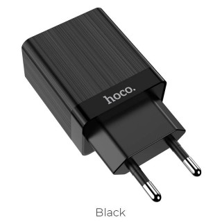 СЗУ HOCO C51A Prestige, 3.4A, черный, двойной USB