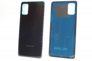 Задняя крышка Samsung A415 Galaxy A41, черный, К-1
