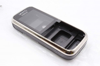 Nokia 6233 - корпус, без средней части, цвет черный, задняя панель ST
