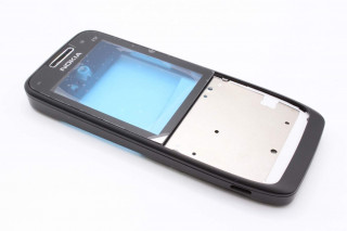 Nokia E52 - корпус черный, без крышки акб и клавиатуры