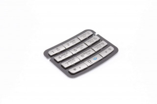 Nokia N71 - клавиатура цифр, SILVER, оригинал