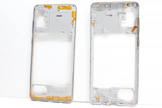 Средняя часть корпуса Samsung A715 Galaxy A71, белый, К-2