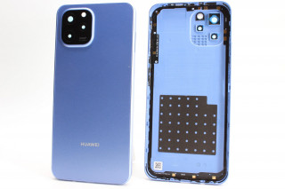 Задняя крышка Huawei Nova Y61 (EVE-LX9N), со стеклом камеры, синий, К-1