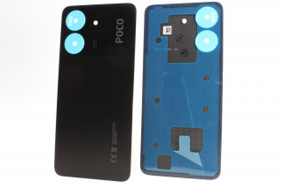 Задняя крышка Xiaomi Poco C65, черный, К-1