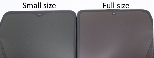 Отличие Small size и Full size дисплеев для Samsung Galaxy A51 / A515