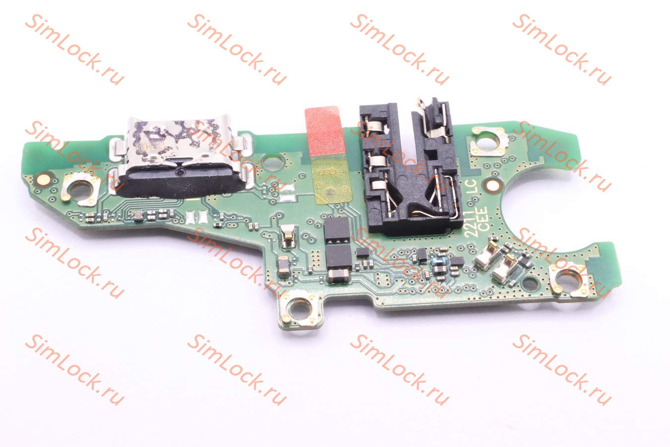 Нижняя плата (шлейф) Honor X7 (CMA-LX1) с разъемом зарядки, К-1