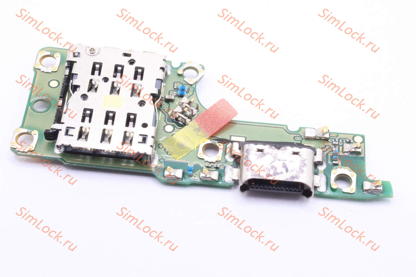Нижняя плата (шлейф) Honor X9 (ANY-LX1) с разъемом зарядки и считывателем SIM, К-1