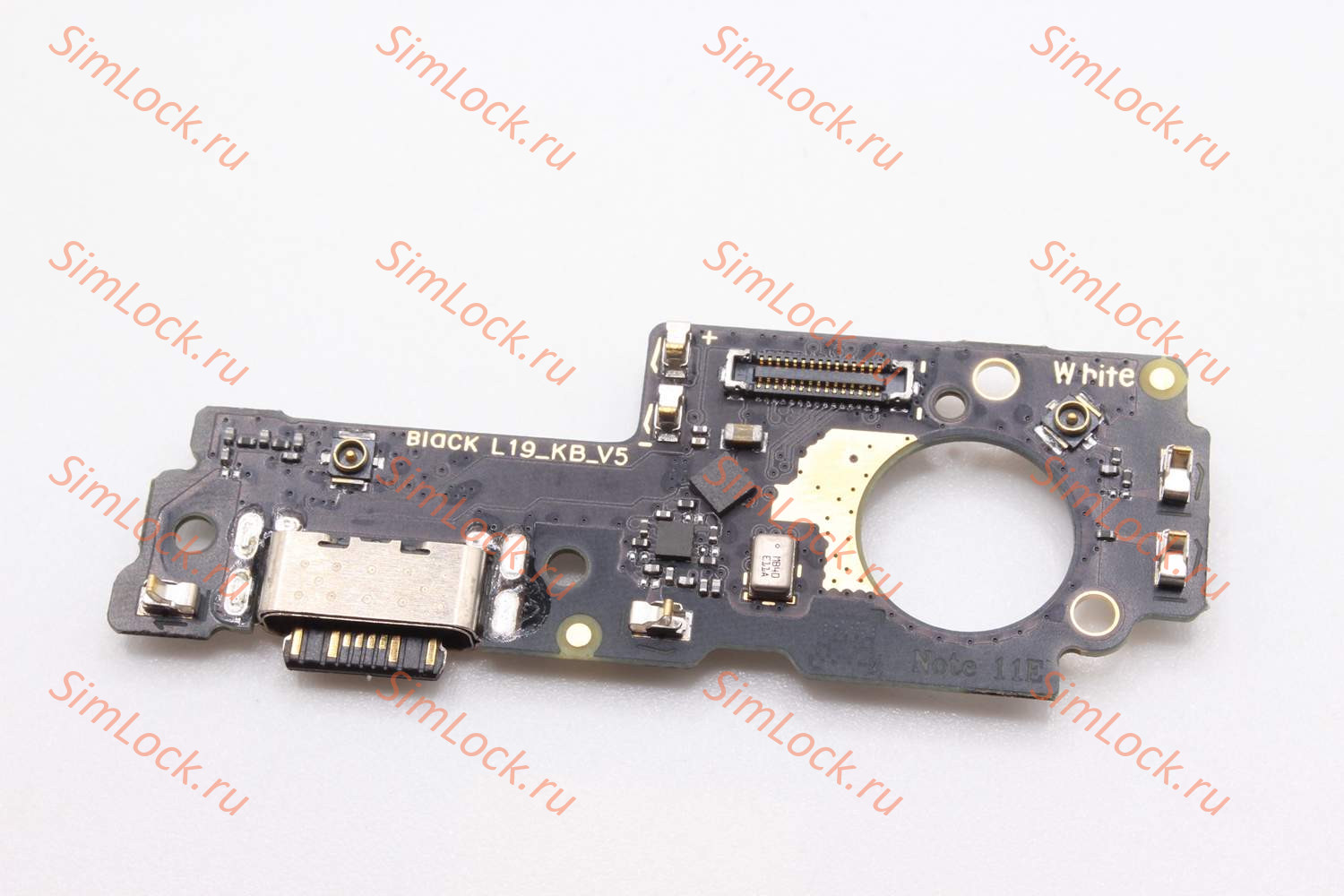 Нижняя плата (шлейф) Xiaomi Poco M5, с разъемом зарядки, К-2