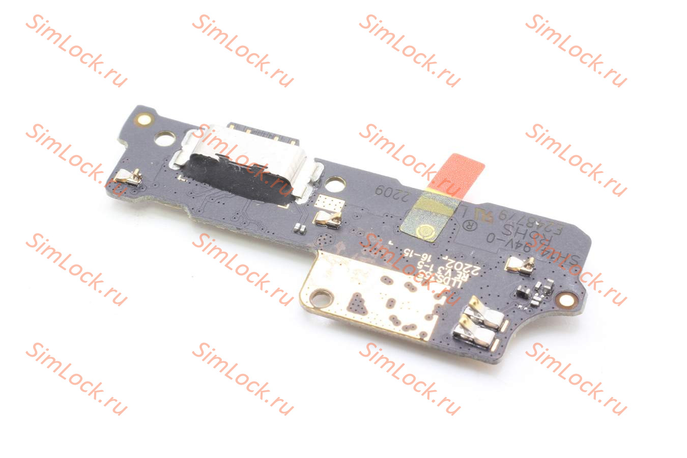 Нижняя плата (шлейф) Xiaomi Redmi 10C, Poco C40, с разъемом зарядки (220333QNY 220333QPG), К-1