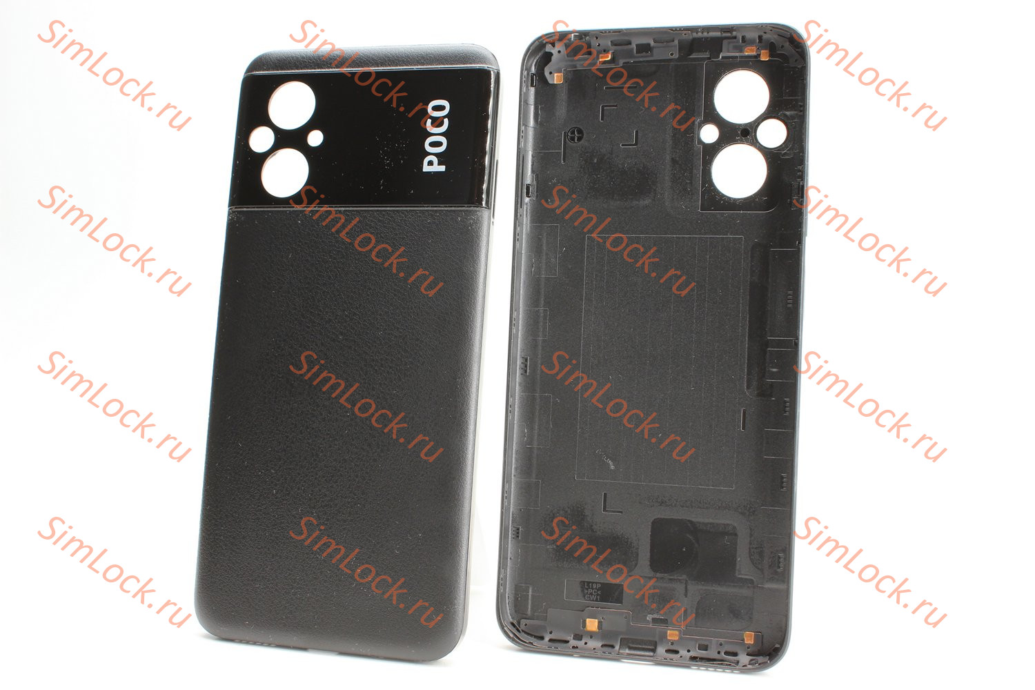 Задняя крышка Xiaomi Poco M5, черный, К-2