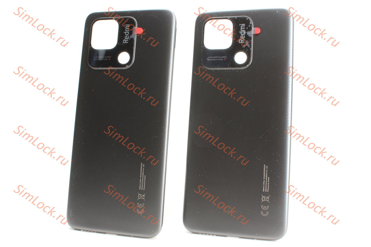 Задняя крышка Xiaomi Redmi 10C, черный (220333QNY)