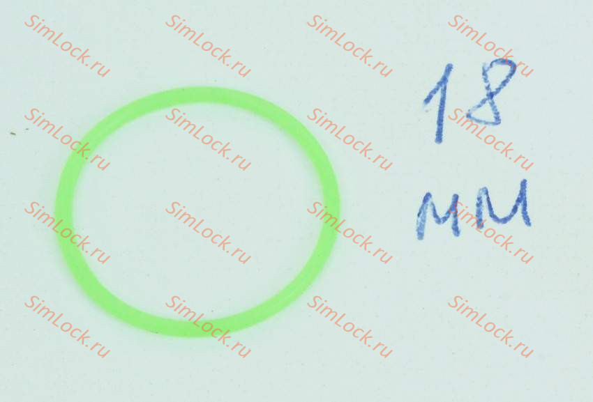 Уплотнительное силиконовое кольцо - 18 мм