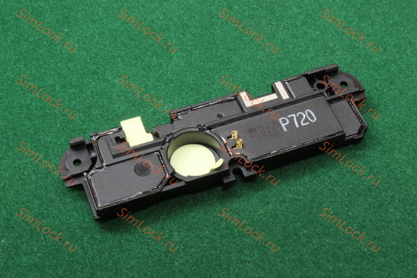Динамик нижний (музыкальный) LG P725 Optimus 3D MAX, черный, оригинал