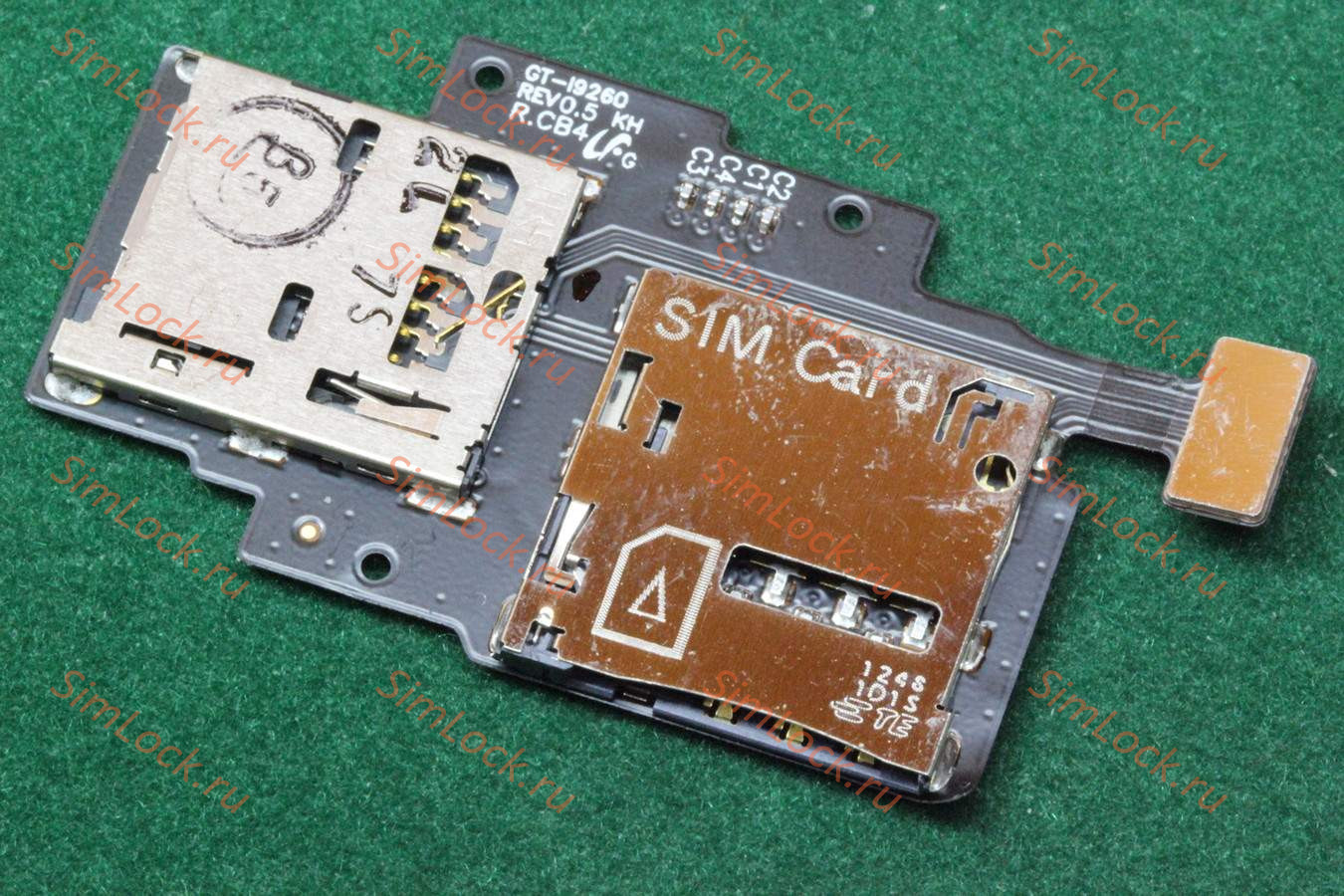 Samsung i9260 считыватель SIM и microSD карты, К-2