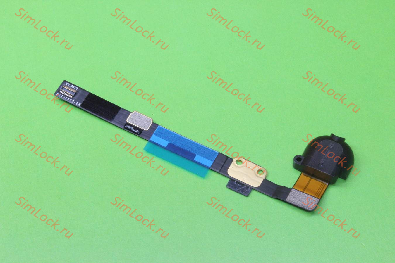 Шлейф iPad mini - с разъемом гарнитуры, черный, К-1