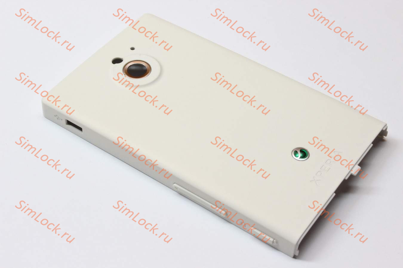 Задняя крышка Sony Xperia Sola MT27i, белый, оригинал