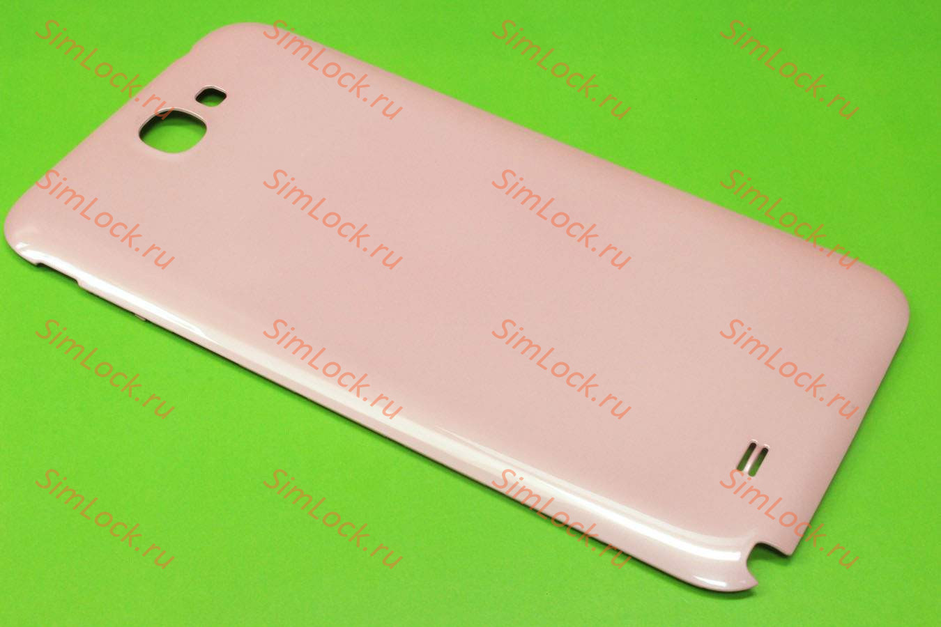 Задняя крышка Samsung N7100 Galaxy Note 2 розовый, с антенной, К-2