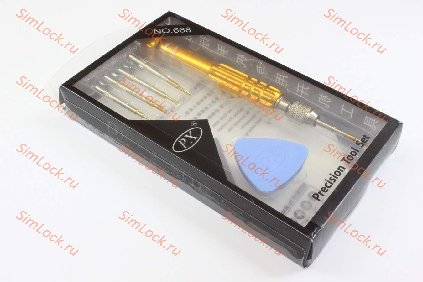 Отвертка PX-668, 5 сменных насадок