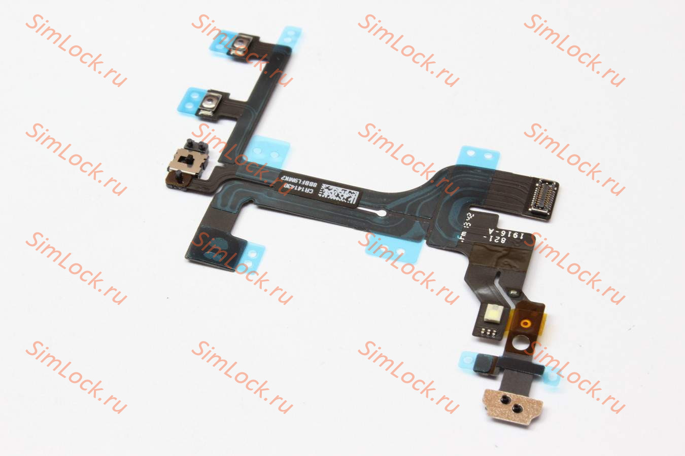 Шлейф iPhone 5C, с кнопками включения и громкости, К-1