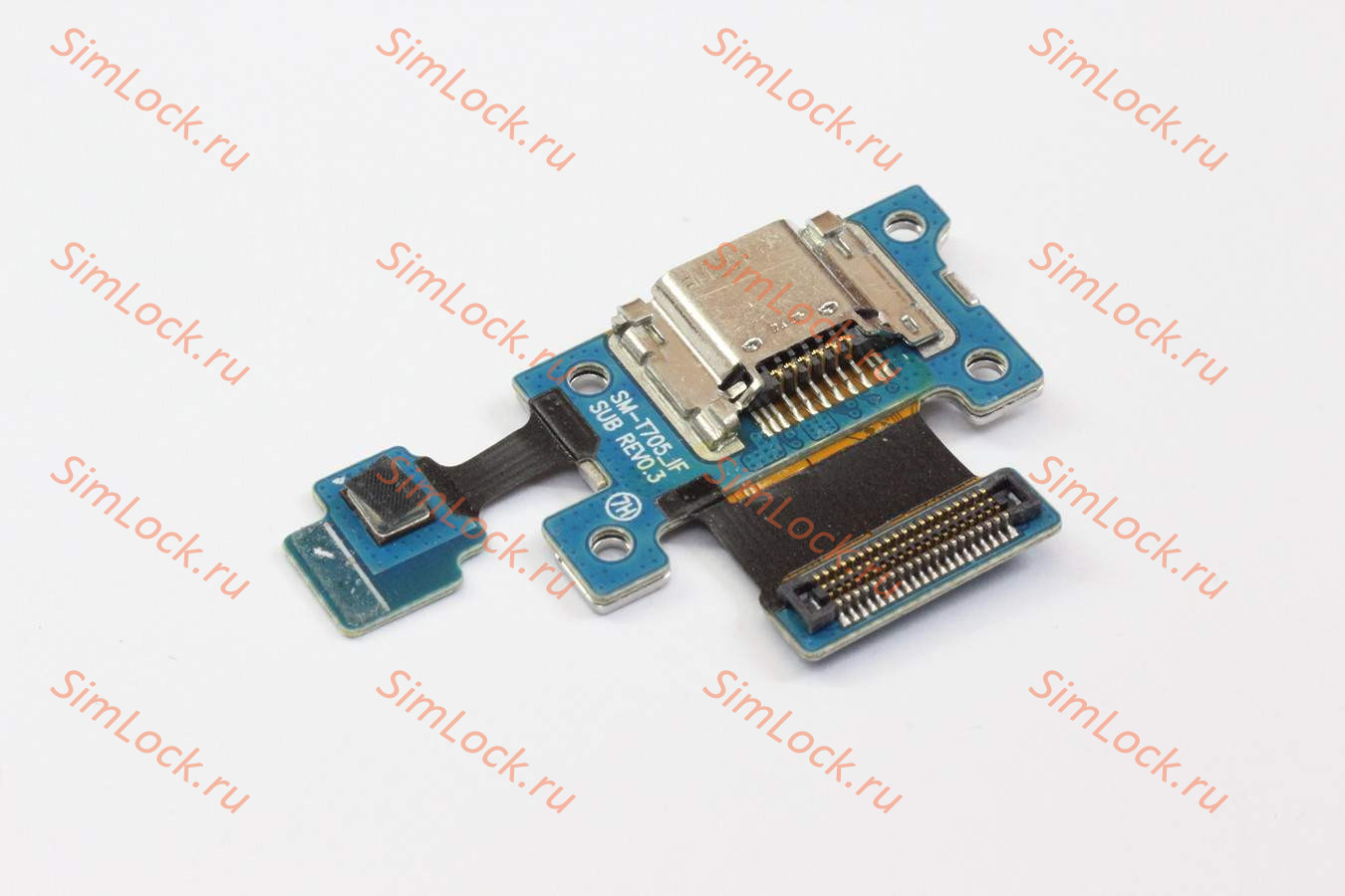 Samsung SM-T705 Galaxy Tab S 8.4 - разъем системный на шлейфе, оригинал, с технологической линии