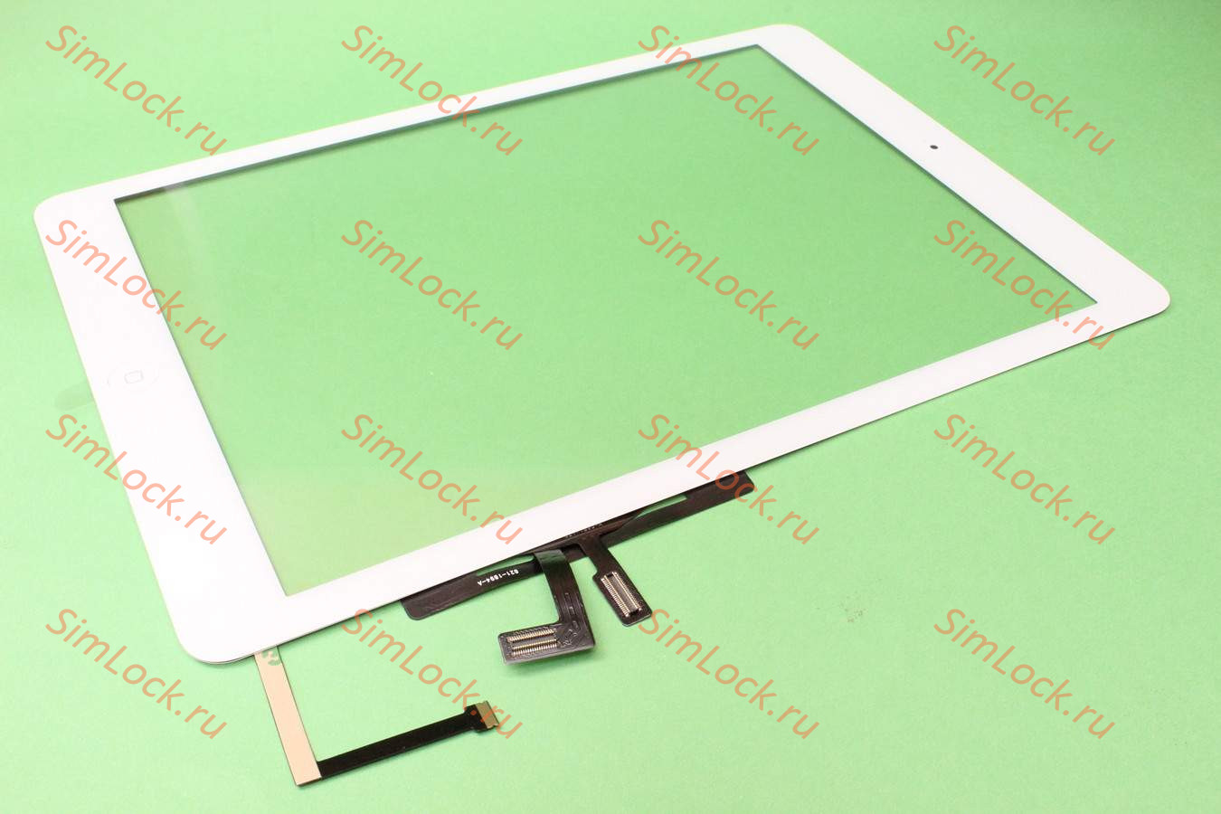 Тачскрин iPad Air (A1474/A1475/A1476) белый, с кнопкой Home, К-2