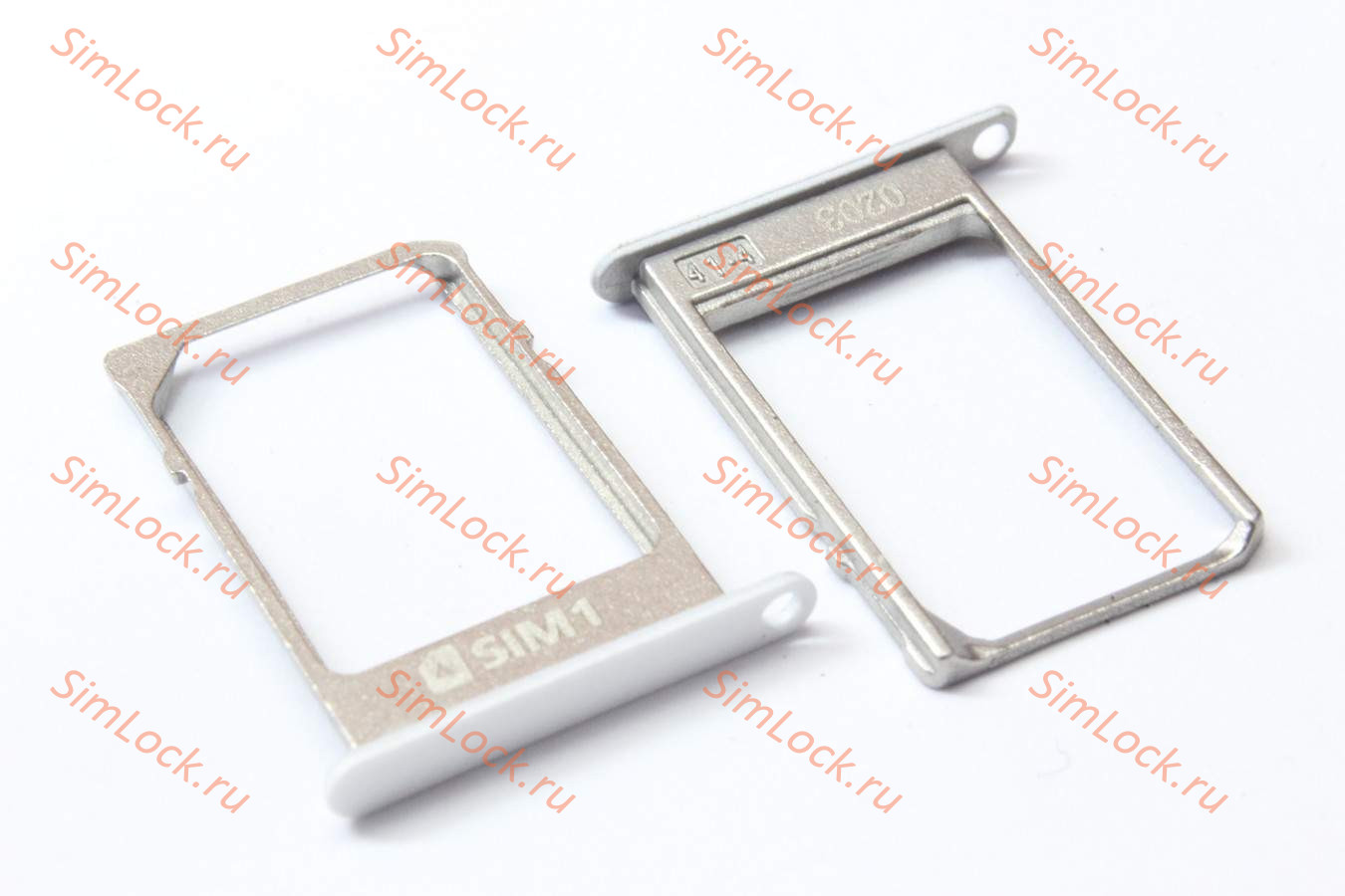 Лоток Nano-SIM Samsung Galaxy A3, A5, A7, SM-A300F, SM-A500F, SM-A700FD, белый, оригинал