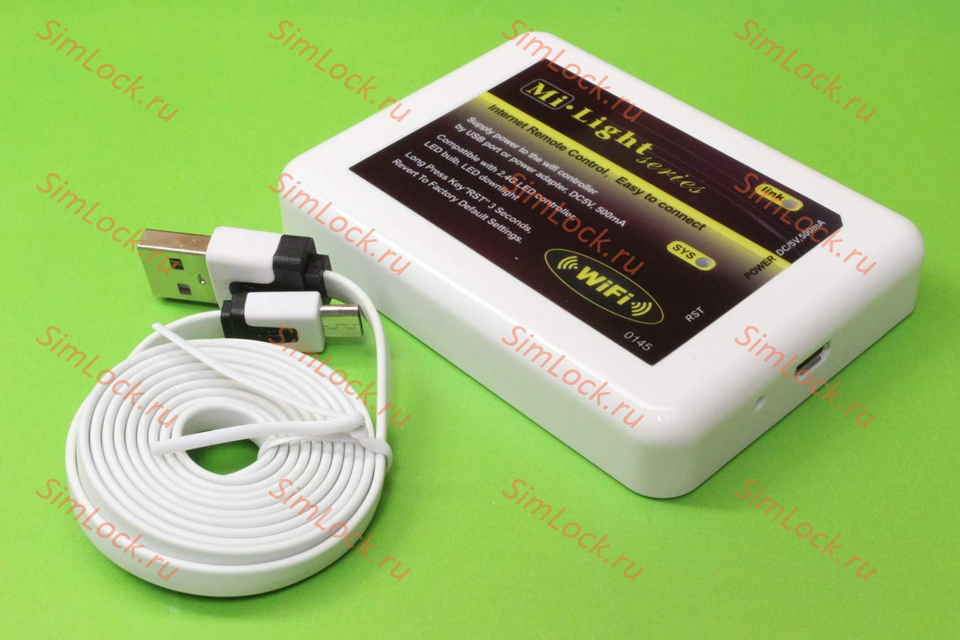 Контроллер MiLight-JH097-WIFI для управления через смартфон и интернет RGBW лампами и RGBW лентами MiLight, 4-х зонный