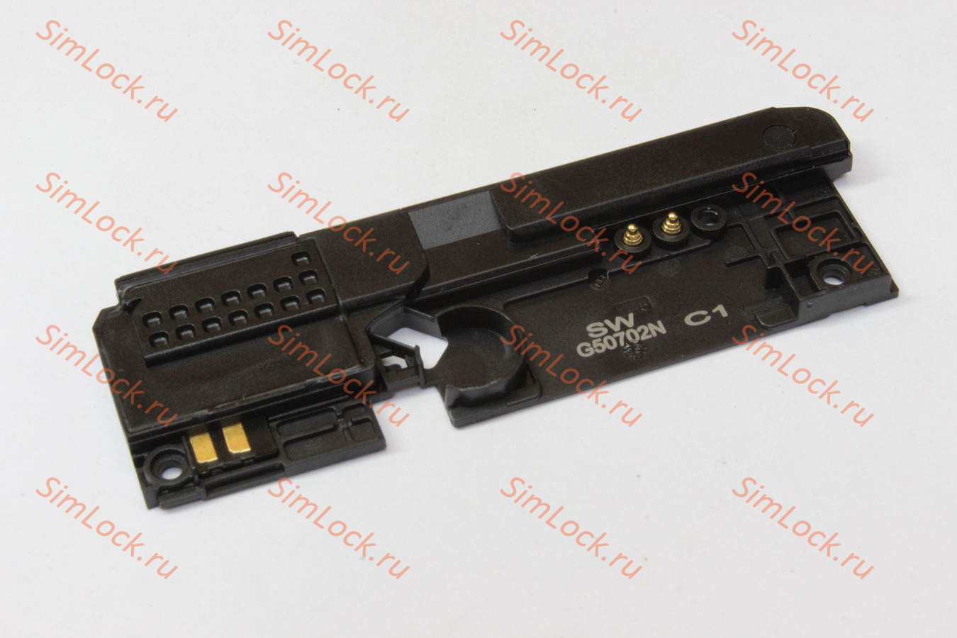 Динамик нижний (музыкальный) Sony Xperia M4 Aqua, E2303, E2312, E2333, черный, оригинал