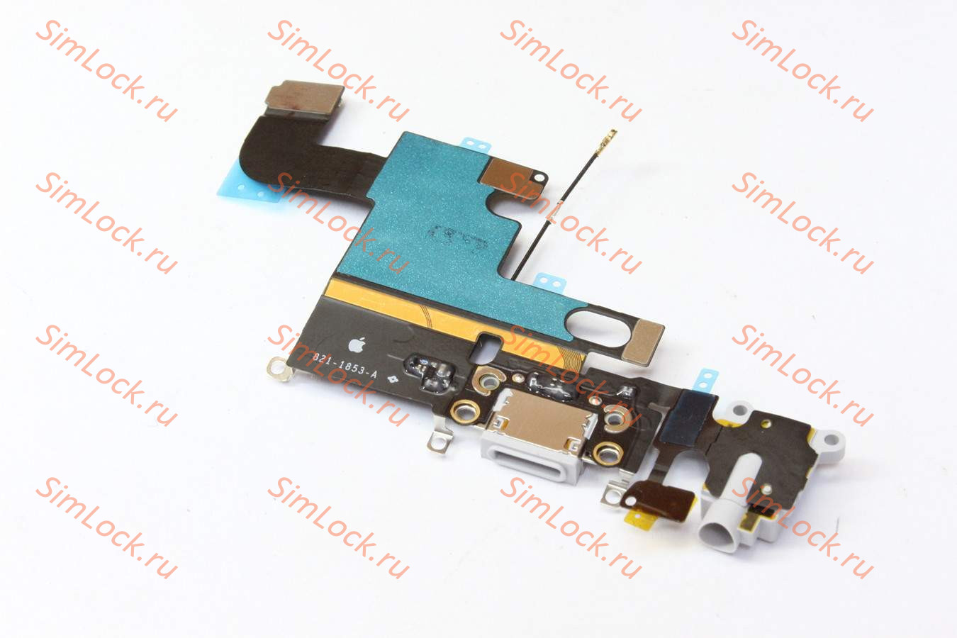 Шлейф iPhone 6 с разъемом зарядки, черный, К-1