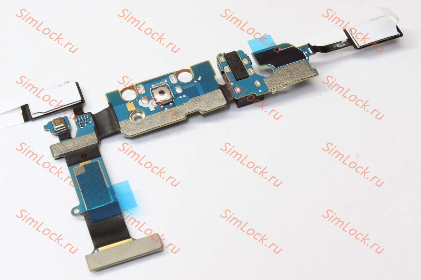 Нижняя плата (шлейф) Samsung N920C Galaxy Note 5 с разъемом зарядки, оригинал