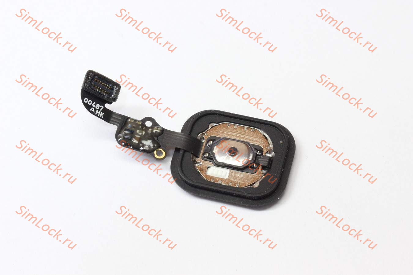 Шлейф iPhone 6S с кнопкой Home, розовое золото, К-1