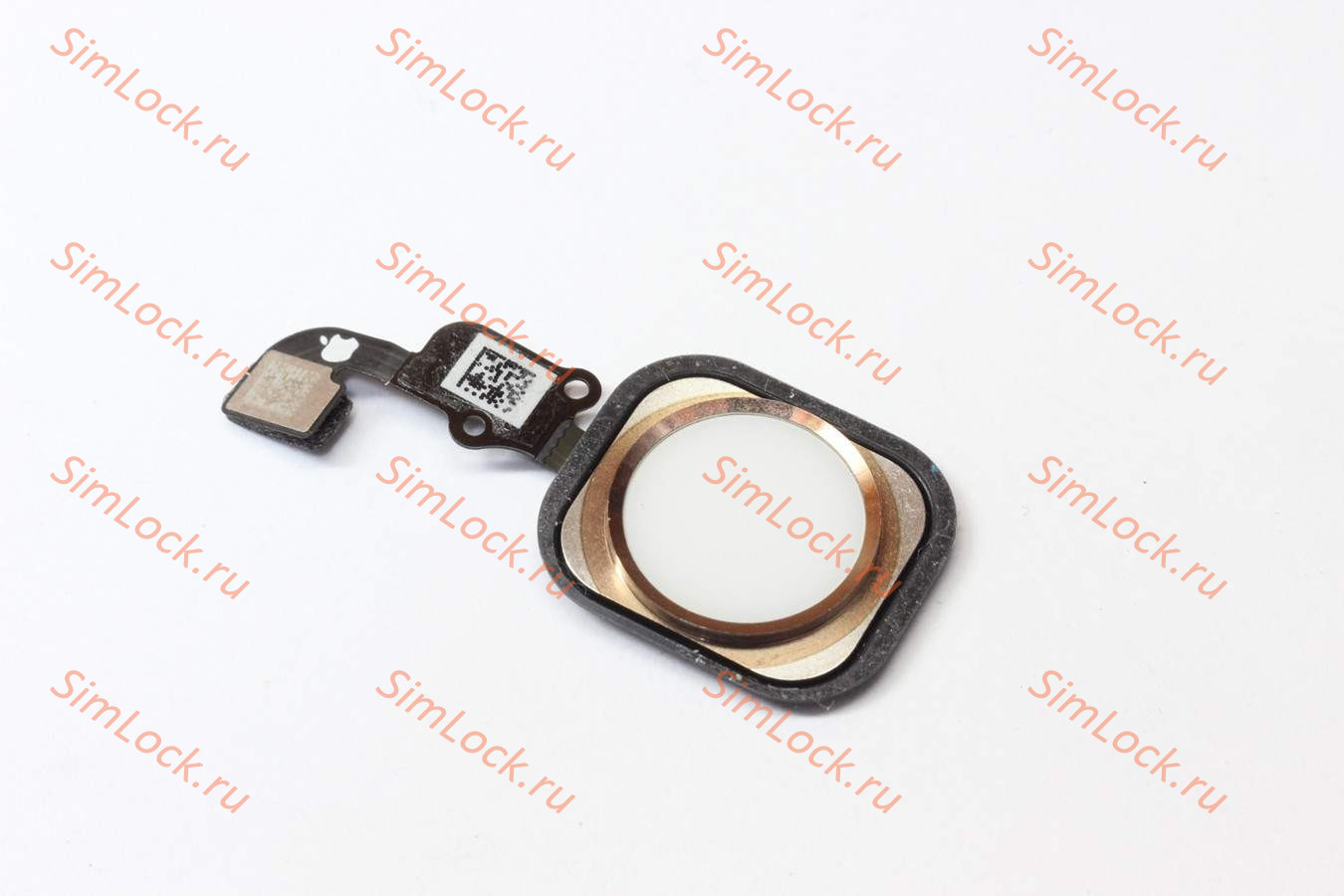 Шлейф iPhone 6S с кнопкой Home, розовое золото, К-1