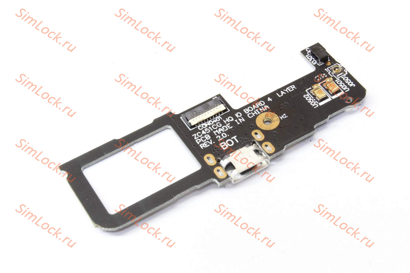 Нижняя плата (шлейф)  Asus Zenfone C, ZC451CG с разъемом зарядки, К-2