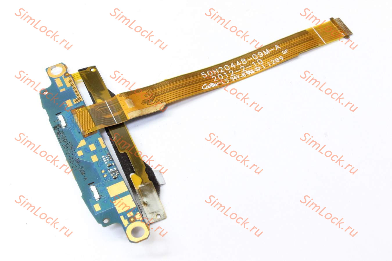 HTC One S - плата на шлейфе с микрофоном и вибро, К-2