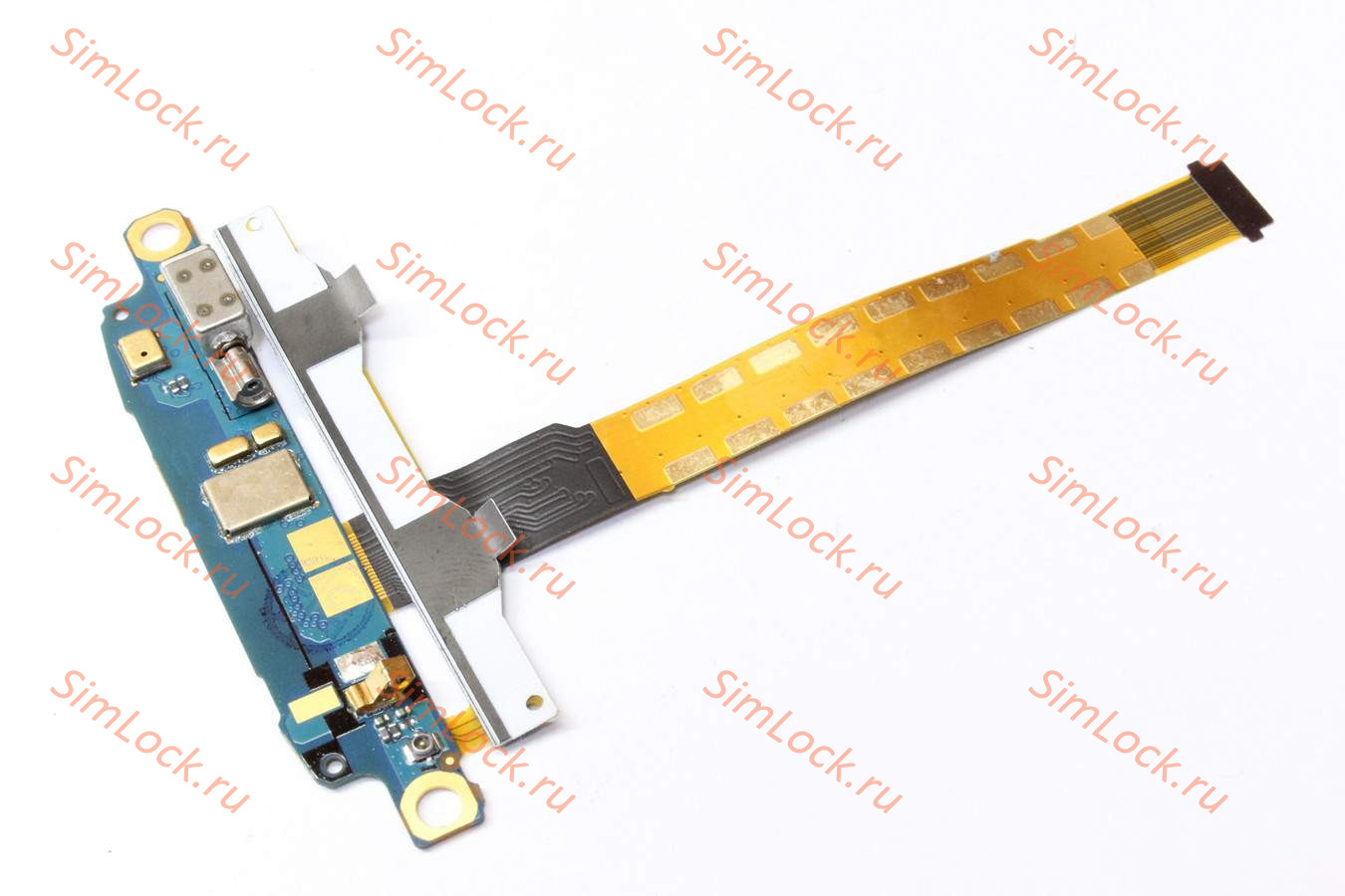 HTC One S - плата на шлейфе с микрофоном и вибро, К-2