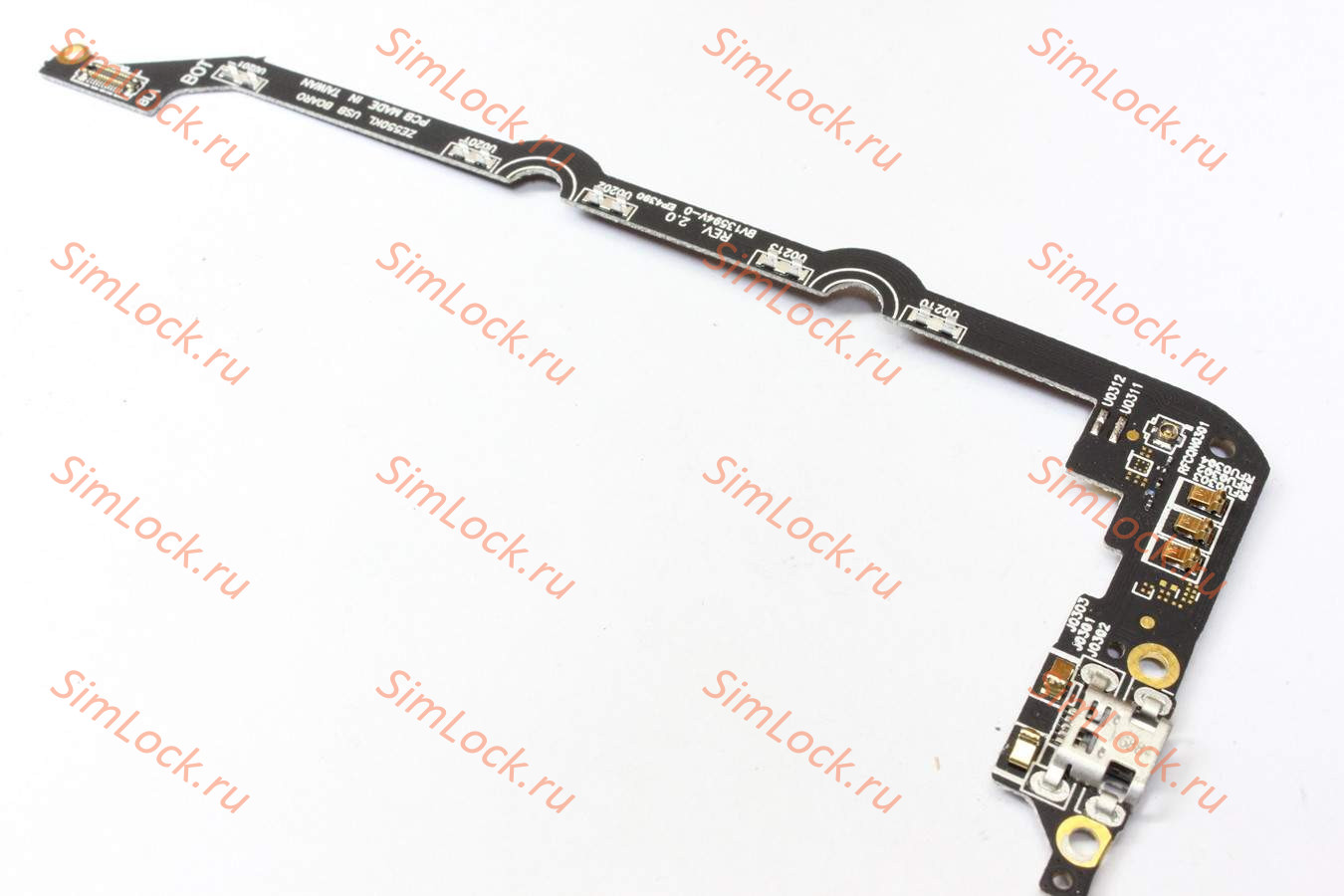 Нижняя плата (шлейф)  Asus Zenfone 2, ZE550KL с разъемом зарядки, К-2