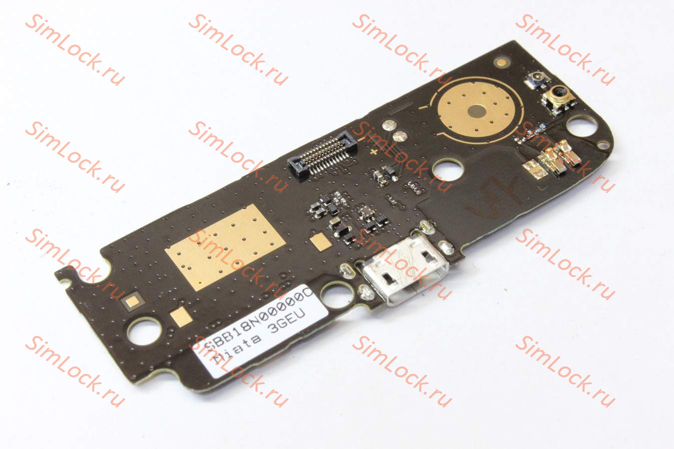 Нижняя плата (шлейф) Alcatel 6016D, 6016X с разъемом зарядки, оригинал