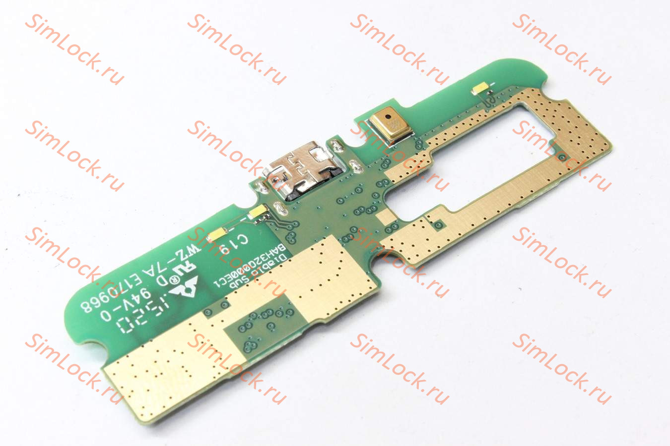 Нижняя плата (шлейф) Alcatel 6030D, 6030X с разъемом зарядки, оригинал