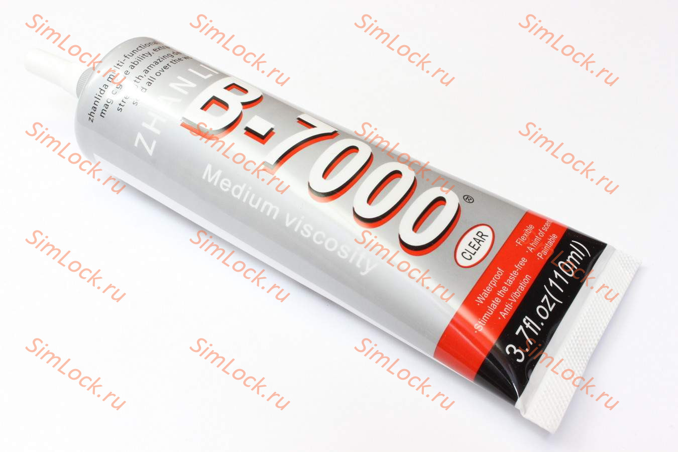 Клей для тачскринов B-7000, оригинал Zhanlida, прозрачный, 110 мл