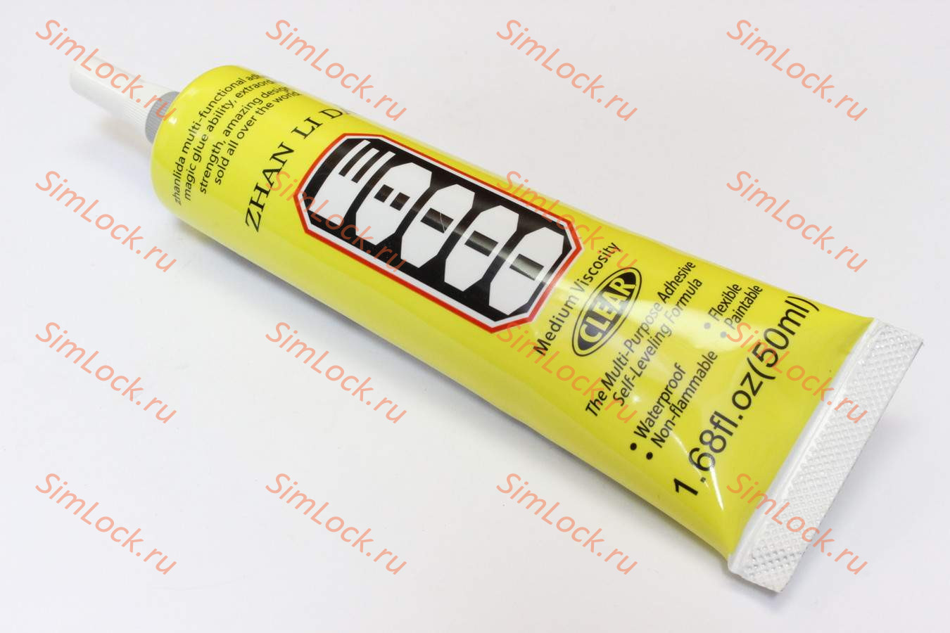 Клей для тачскринов E-8000, оригинал Zhanlida, прозрачный, 50 мл