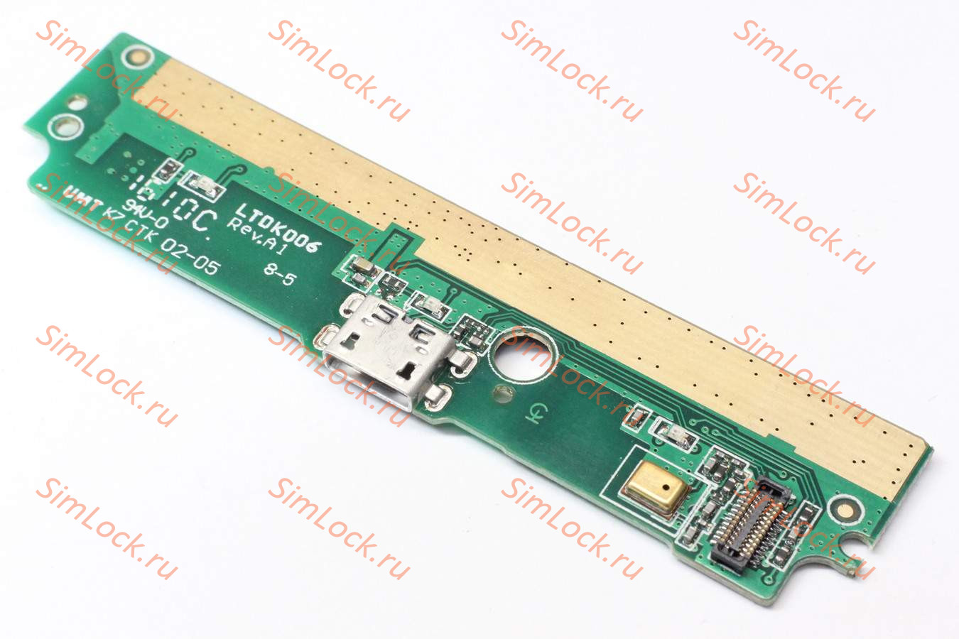 Нижняя плата (шлейф) Xiaomi Redmi Note, версия 3G, с разъемом зарядки, микрофоном, К-1