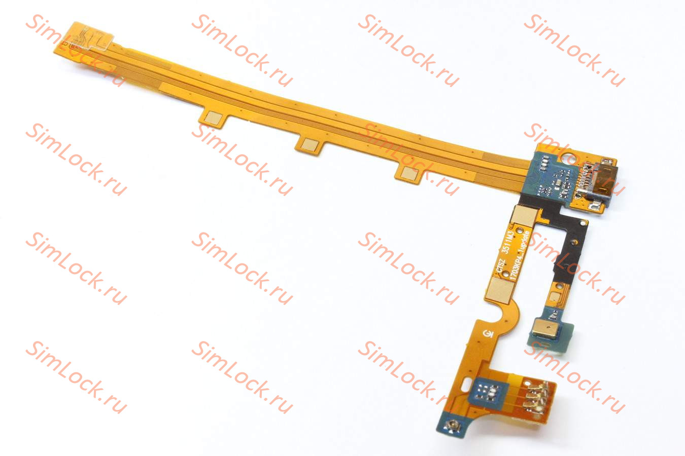 Нижняя плата (шлейф) Xiaomi Mi 3 с разъемом зарядки, микрофоном, К-2