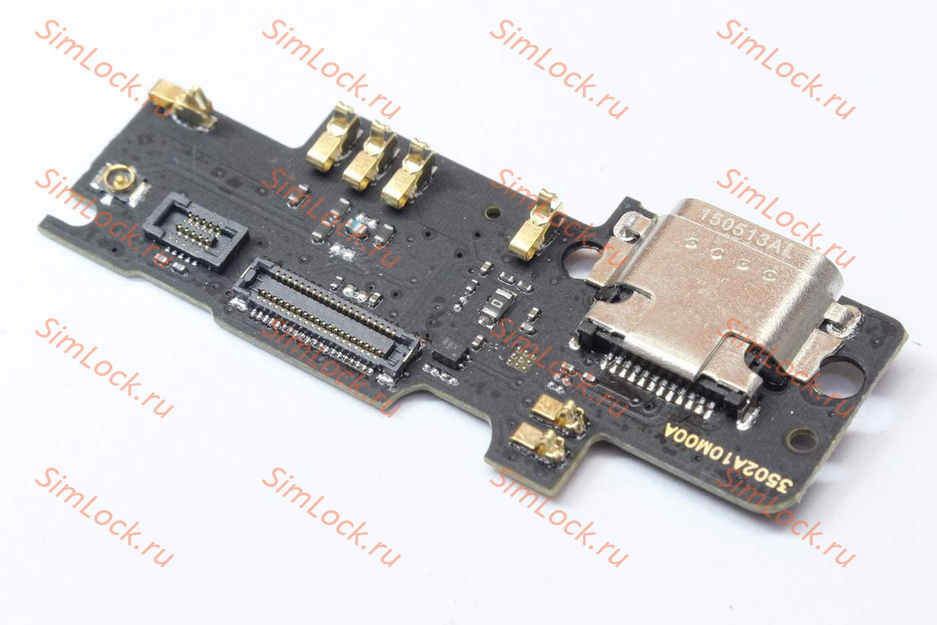 Нижняя плата (шлейф) Xiaomi Mi 4s с разъемом зарядки, микрофоном, К-2