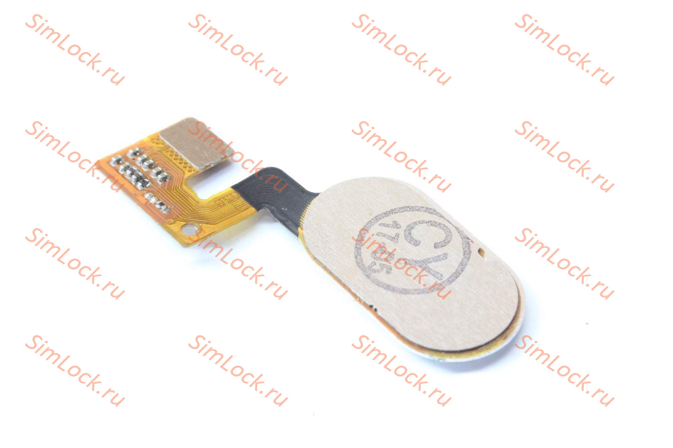 Шлейф Meizu M3 Note с кнопкой Home, белый, К-1