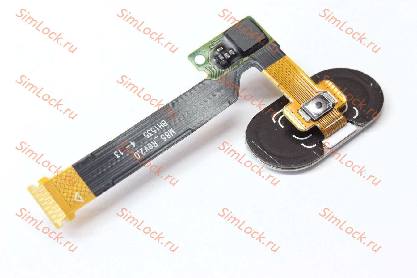 Шлейф Meizu MX5 с кнопкой Home, белый, К-1