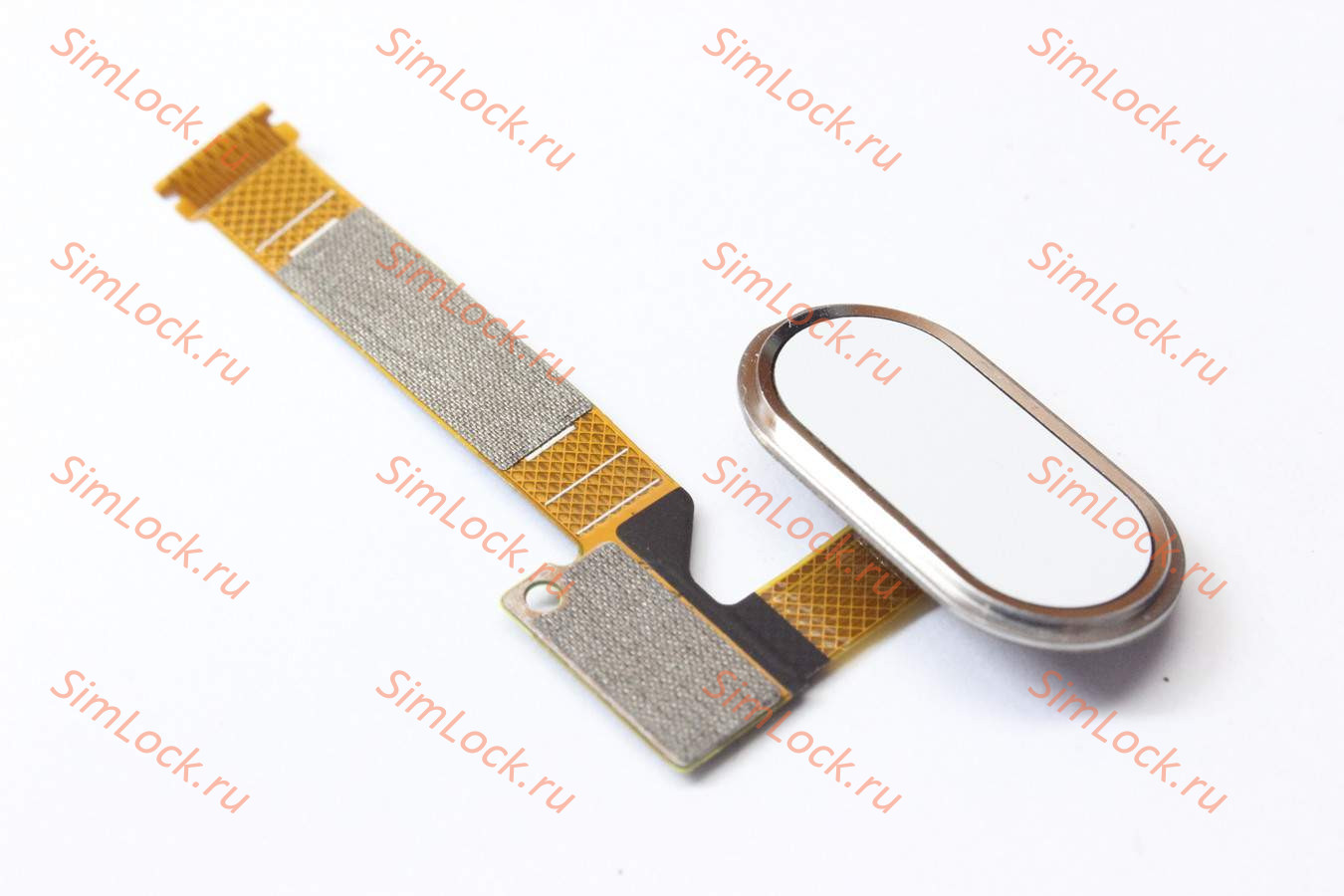 Шлейф Meizu MX5 с кнопкой Home, белый, К-1