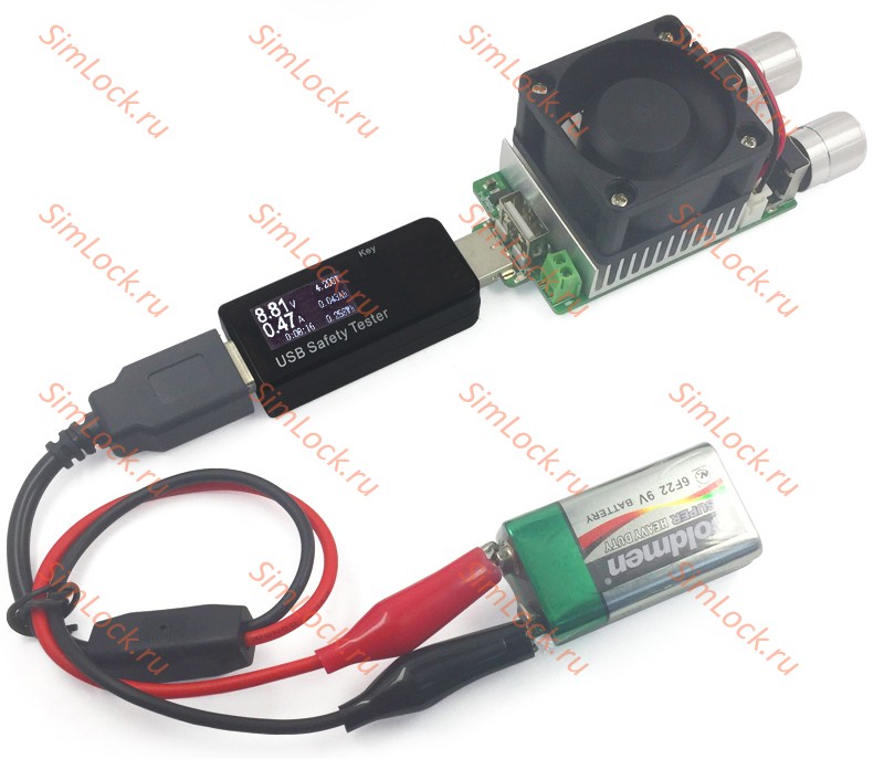 Электронная нагрузка Juwei, 4-25V, 0,1-4,5A, 35W