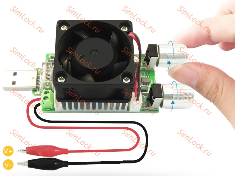 Электронная нагрузка Juwei, 4-25V, 0,1-4,5A, 35W