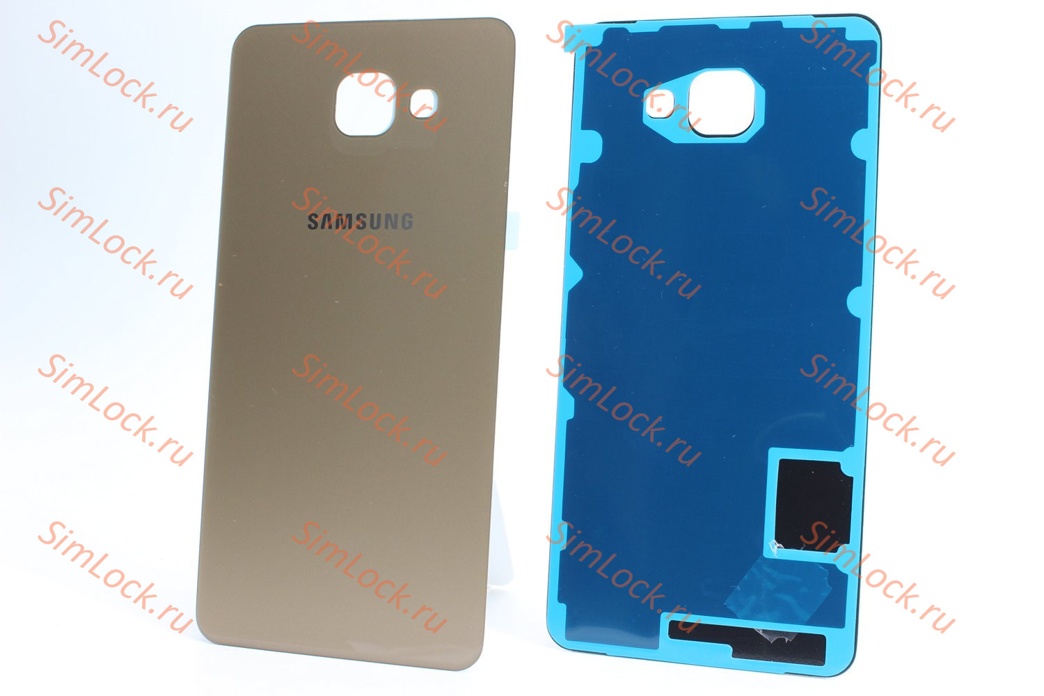 Задняя крышка Samsung A710 Galaxy A7 (2016), золото, К-2